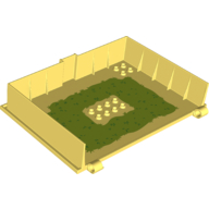 Plate Special Book 11 x 16 with Bright Green Grass Print (Bright Light Yellow)