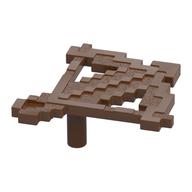 Weapon Crossbow and Bolt, Blocky (Reddish Brown)