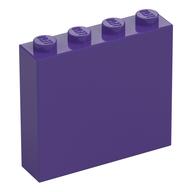 Brick 1 x 4 x 3 (Dark Purple)