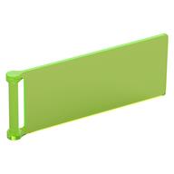 Flag 7 x 3 with Rod (Trans-Bright Green)