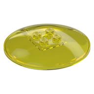 Dish 6 x 6 Inverted (Radar) with Solid Studs (Trans-Yellow)