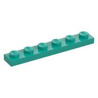 Plate 1 x 6 (Dark Turquoise)