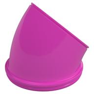 Duplo Ball Tube 45° Turn (Dark Pink)