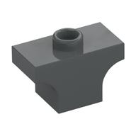 Brick Arch 1 x 2 Jumper (Dark Bluish Gray)