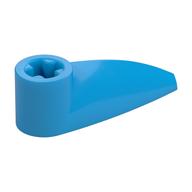 Technic Tooth 1 x 3 with Axle Hole [Hollow Underside] (Dark Azure)