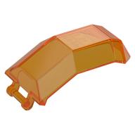 Windscreen 4 x 4 x 4 2/3 with Handle (Trans-Orange)