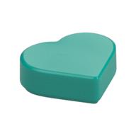 Tile 1 x 1 Heart (Dark Turquoise)