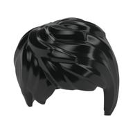 Hair Short Tousled with Side Part (Black)