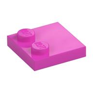 Plate Special 2 x 2 with Only 2 studs (Dark Pink)