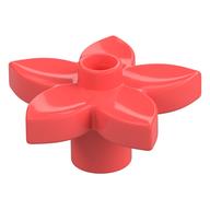 Duplo Plant, Flower with 1 Top Stud (Coral)