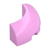 Brick Round Corner 3 x 3 x 1 No Studs (Bright Pink)
