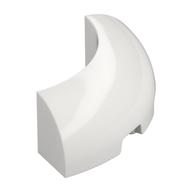 Brick Round Corner 3 x 3 x 1 No Studs (White)