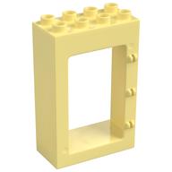 Duplo Door Frame 2 x 4 x 5 (Bright Light Yellow)