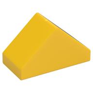 Duplo Brick 4 x 2 Double Slope 45° (Yellow)