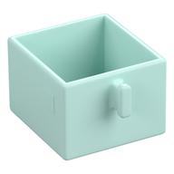 Duplo Drawer 2 x 2 with Pull Handle (Light Aqua)