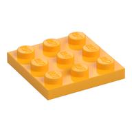 Plate 3 x 3 (Bright Light Orange)