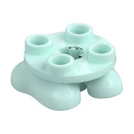 Feet, 2 x 2 x 2/3 with 4 Studs on Top (Light Aqua)