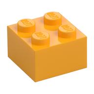 Brick 2 x 2 (Bright Light Orange)