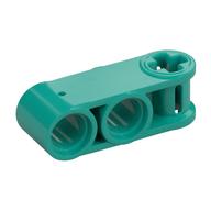 Technic Axle and Pin Connector Perpendicular 3L with 2 Pin Holes (Dark Turquoise)