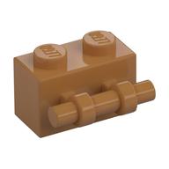 Brick Special 1 x 2 with Handle (Medium Nougat)