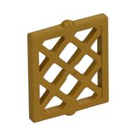 Window Pane Latticed 1 x 2 x 2 (Pearl Gold)