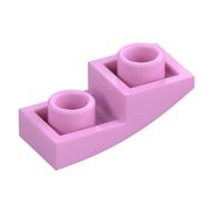 Brick Curved Inverted 2 x 1 (Bright Pink)
