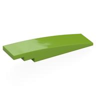 Brick Curved 8 x 2 No Studs (Lime)