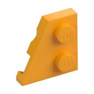 Wedge Plate 2 x 2 Left (Bright Light Orange)