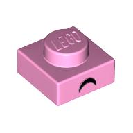 Plate 1 x 1 with Black Line Print (Bright Pink)