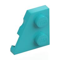 Wedge Plate 2 x 2 Left (Medium Azure)