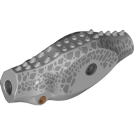 Animal Body Part, Dinosaur, Indominus Rex Body with Metallic Silver Spots Print (Light Bluish Gray)