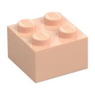 Brick 2 x 2 (Light Nougat)