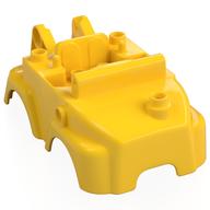 Duplo Car Body Digger / Truck 6 x 10 x 3 1/2 (Yellow)