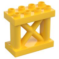Duplo Support 2 x 4 x 3, Girder (Yellow)