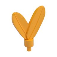 Headwear Accessory Plume / Feathers with Pin (Bright Light Orange)