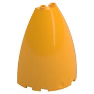 Cone Half 6 x 3 x 6 (Elliptic Paraboloid) (Bright Light Orange)