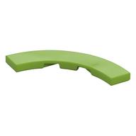 Tile 4 x 4 Curved, Macaroni (Lime)