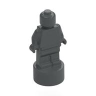Minifig Trophy Statuette (Dark Bluish Gray)