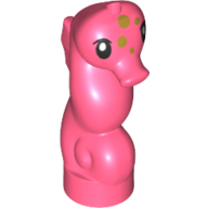 Animal, Seahorse with Black Eyes, Olive Green Spots ([No Color/Any Color])