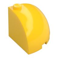 Brick Round Corner 3 x 3 x 2 Dome Top (Yellow)