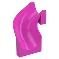 Slide Curved Left 90° (Dark Pink)