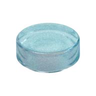 Tile Round 1 x 1 (Opal Trans-Light Blue)