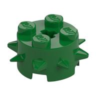 Brick Round 2 x 2 Special with Spikes (Green)