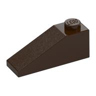 Brick Sloped 33° 3 x 1 (Dark Brown)