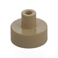 Tile Special Round 1 x 1 with Hollow Bar (Dark Tan)