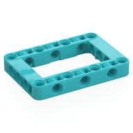Technic Beam Frame 5 x 7 with 3 x 5 Opening Thick (Medium Azure)