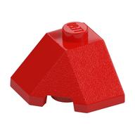 Brick Wedged, Sloped 45° 2 x 2 Corner (Red)