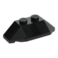 Brick Wedged, Sloped 45° 2 x 4 Triple (Black)
