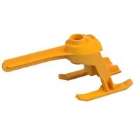 Helicopter Tail and Landing Gear (Bright Light Orange)