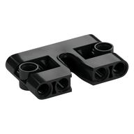 Technic Panel 3 x 5 with Wall Mount Hole (Black)